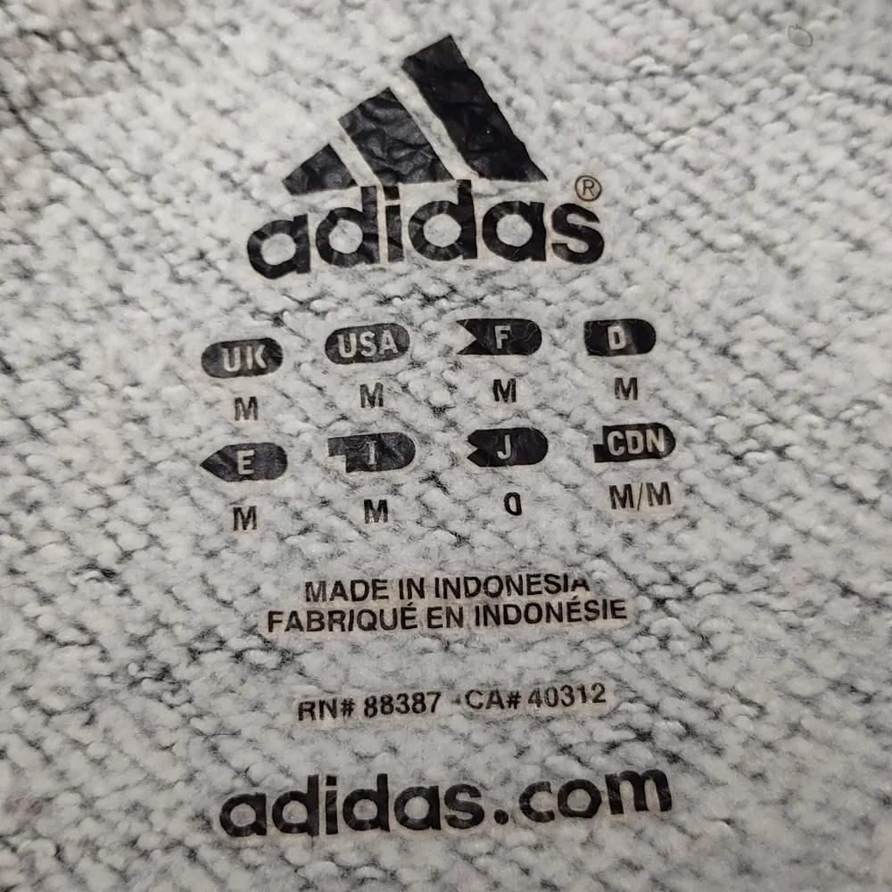 Adidas Men's Hoodie Gray Blue color Size M